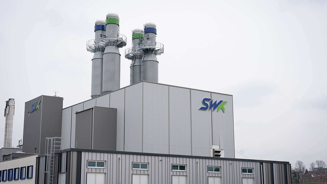 SWK-Heizkraftwerk nach der Modernisierung